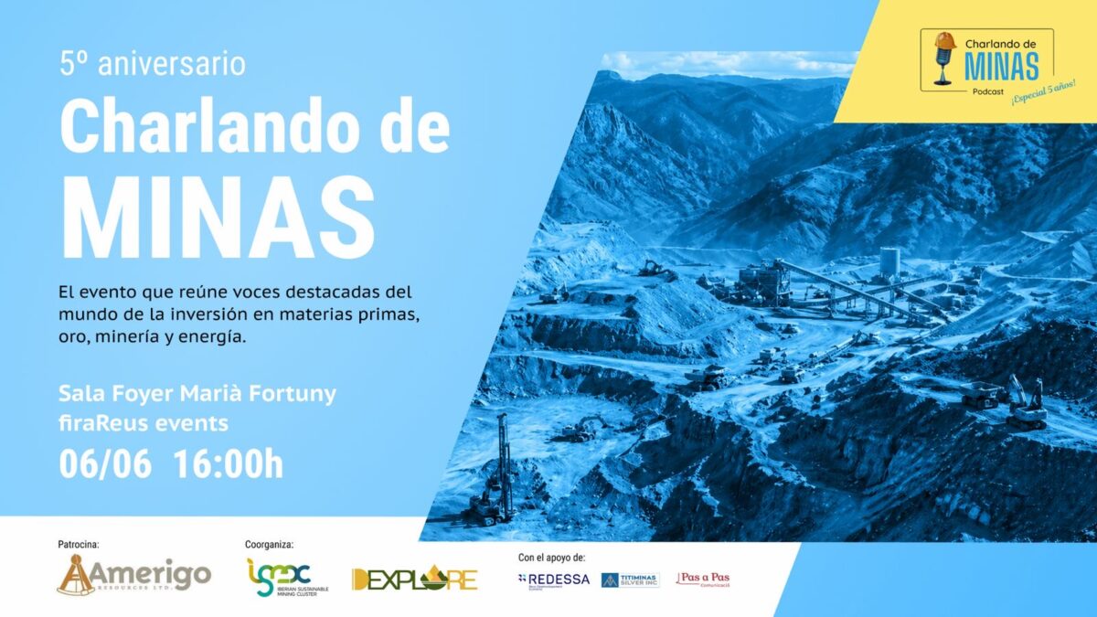 Charlando de Minas celebra su 5º aniversario con un encuentro sobre materias primas, minería y recursos naturales