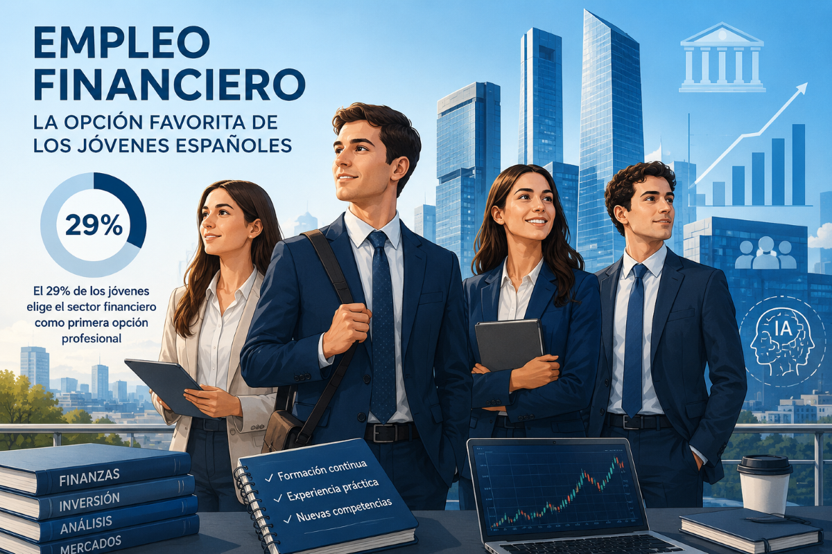 Empleo El empleo financiero, la opción profesional favorita de los jóvenes españoles