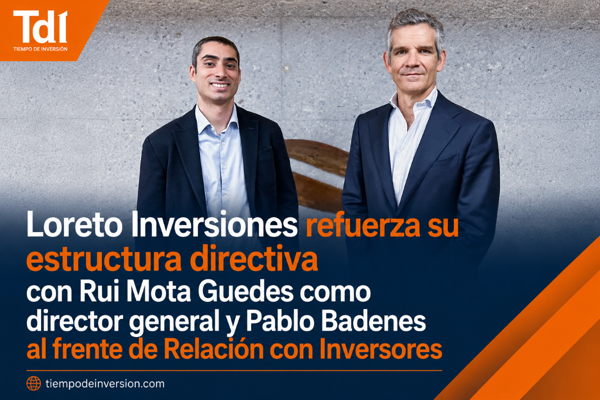 Loreto Loreto Inversiones nombra a Rui Mota Guedes director general y refuerza su equipo con Pablo Badenes
