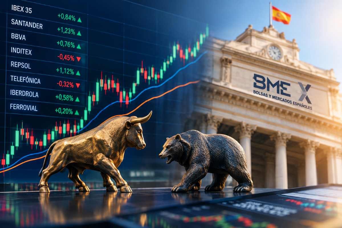Cierre Ibex 35: El petróleo vuelve a frenar su avance