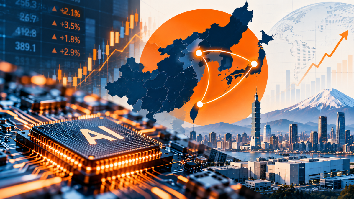 Inteligencia Artificial El “triángulo dorado” de la IA: Taiwán, Japón y Corea del Sur ganan protagonismo